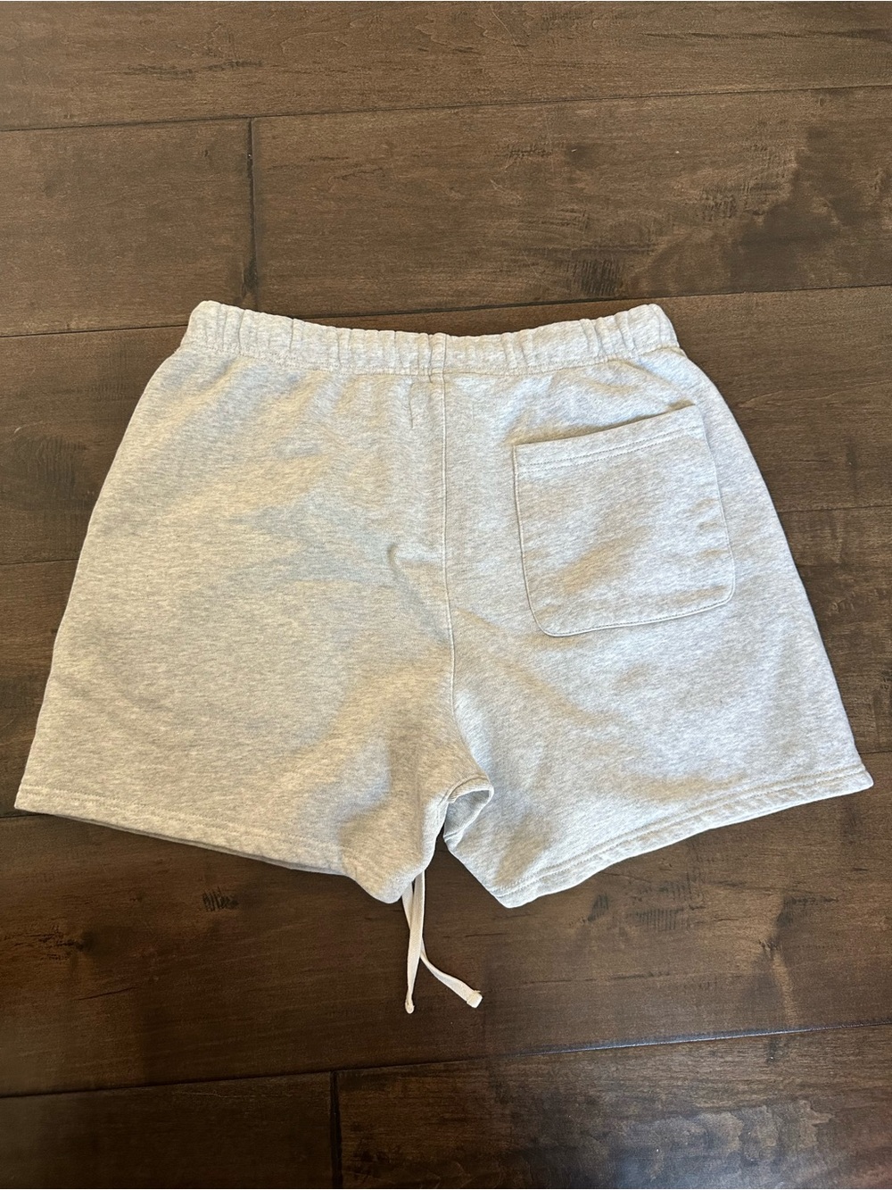 Essentials Men’s Heather Gray Athletic Sweat Shorts - Picture 2 of 3